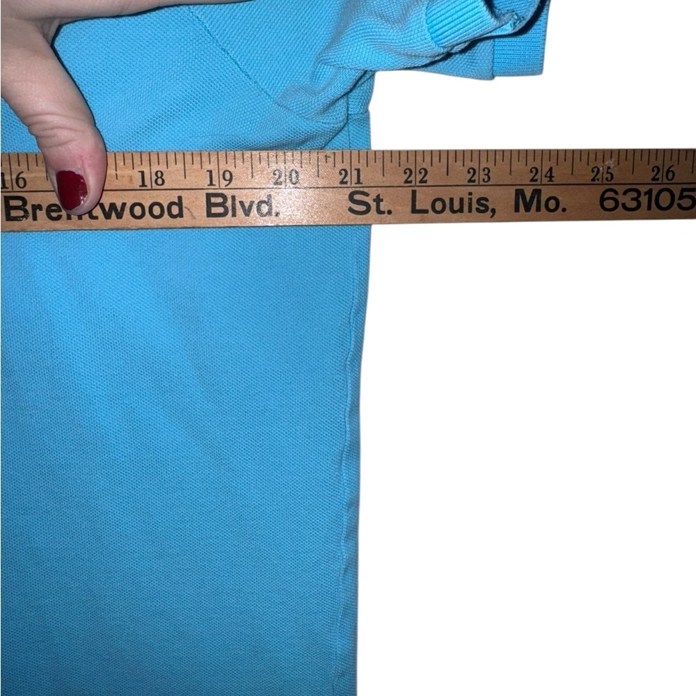 Polo Ralph Lauren Men’s Medium Classic Fit Blue Polo Shirt Cotton - Picture 8 of 9